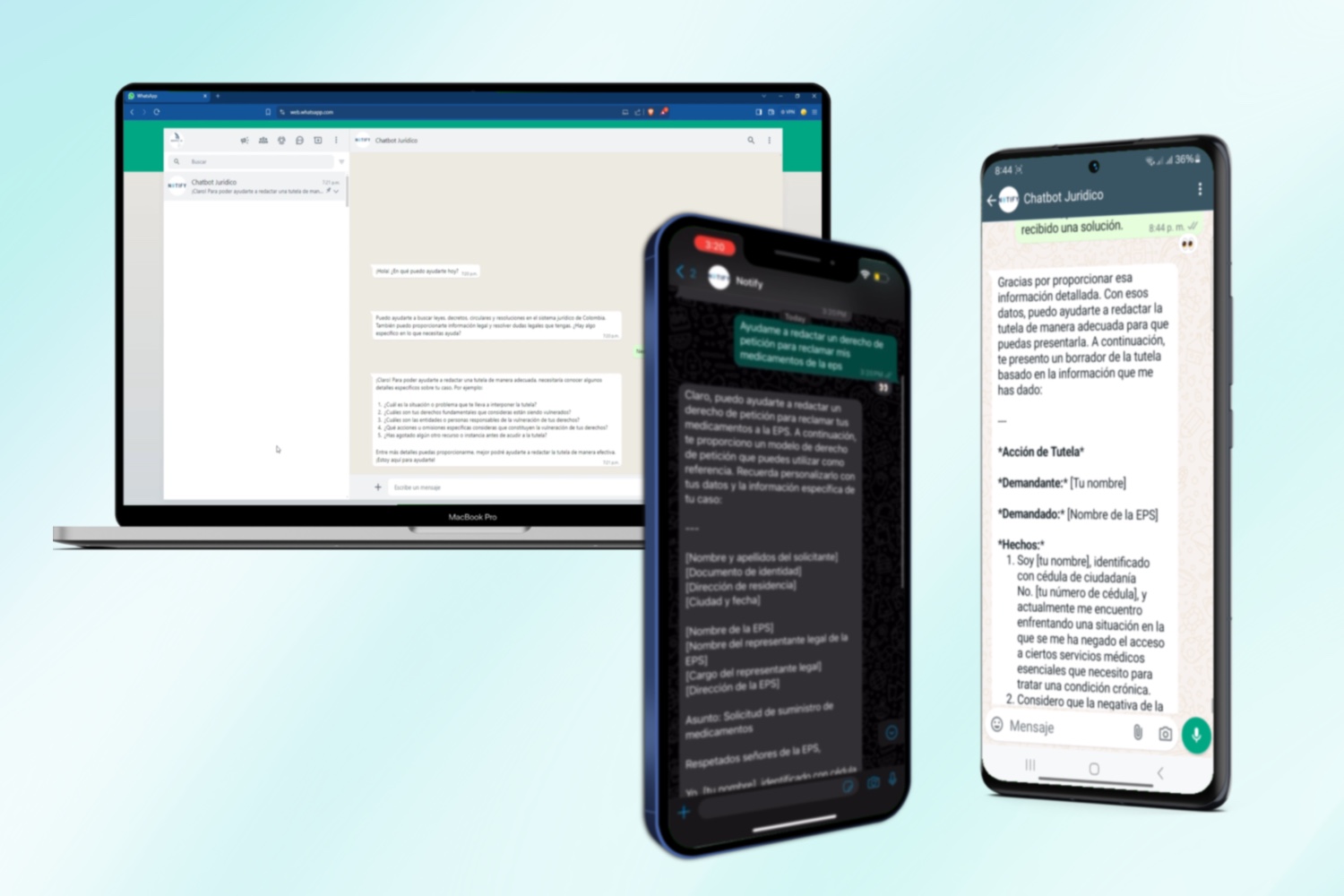 Chatbot mockup image